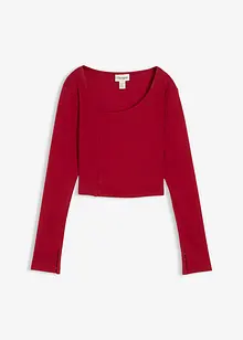 Maglia corta a costine, bonprix Maglia corta a costine, bonprix