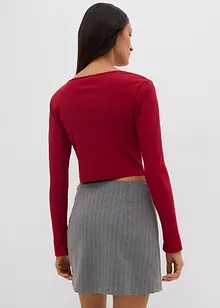 Maglia corta a costine, bonprix Maglia corta a costine, bonprix