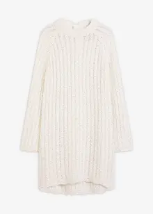 Miniabito in maglia con fiocco in satin, bonprix Miniabito in maglia con fiocco in satin, bonprix