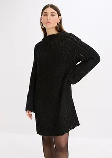 Miniabito in maglia con fiocco in satin, bonprix Miniabito in maglia con fiocco in satin, bonprix