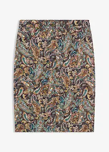 Gonna in misto cotone elasticizzato, bonprix Gonna in misto cotone elasticizzato, bonprix