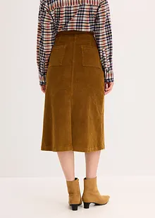 Gonna di velluto a coste, bonprix Gonna di velluto a coste, bonprix