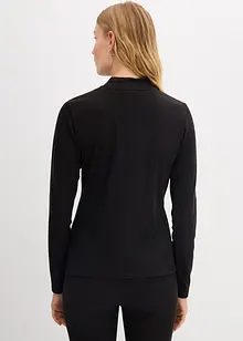 Maglietta termica con collo dritto, bonprix Maglietta termica con collo dritto, bonprix