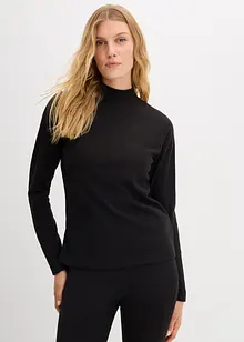 Maglietta termica con collo dritto, bonprix Maglietta termica con collo dritto, bonprix