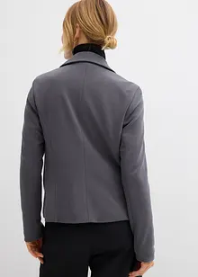 Blazer in felpa con viscosa fluente, bonprix Blazer in felpa con viscosa fluente, bonprix
