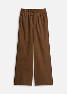 Pantaloni di velluto a coste con gambe larghe, bonprix Pantaloni di velluto a coste con gambe larghe, bonprix