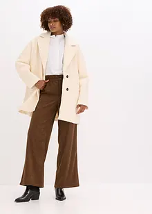 Pantaloni di velluto a coste con gambe larghe, bonprix Pantaloni di velluto a coste con gambe larghe, bonprix