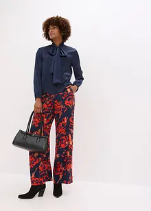 Camicetta con fiocco in satin fluente, bonprix Camicetta con fiocco in satin fluente, bonprix