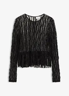 Maglia a maniche lunghe in pizzo, bonprix Maglia a maniche lunghe in pizzo, bonprix