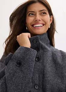 Caban lungo in simil lana, bonprix Caban lungo in simil lana, bonprix