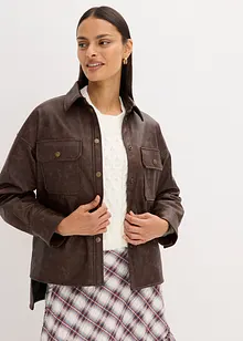 Camicia in similpelle effetto usato, bonprix Camicia in similpelle effetto usato, bonprix