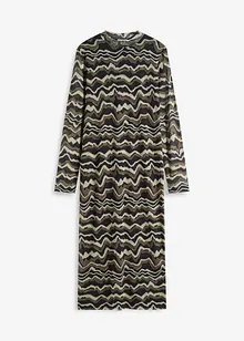 Abito midi in morbido mesh, bonprix Abito midi in morbido mesh, bonprix