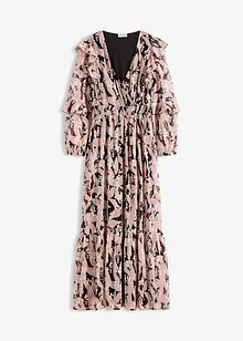 Abito di chiffon con volant, bonprix Abito di chiffon con volant, bonprix