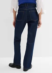 Jeans straight lunghi in cotone biologico, vita alta, bonprix Jeans straight lunghi in cotone biologico, vita alta, bonprix