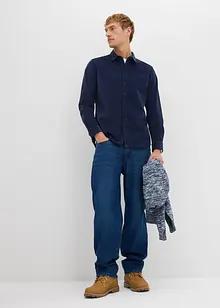 Camicia in morbido velluto stretch a coste di cotone riciclabile, bonprix Camicia in morbido velluto stretch a coste di cotone riciclabile, bonprix