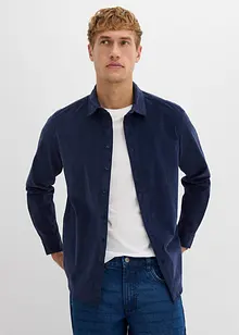 Camicia in morbido velluto stretch a coste di cotone riciclabile, bonprix Camicia in morbido velluto stretch a coste di cotone riciclabile, bonprix