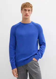 Maglione in filato fine di puro cotone riciclabile, bonprix Maglione in filato fine di puro cotone riciclabile, bonprix
