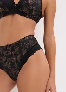 Slip alto con stampa lucente, bonprix Slip alto con stampa lucente, bonprix