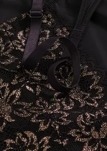 Body modellante con effetto modellante leggero e filato glitterato, bonprix Body modellante con effetto modellante leggero e filato glitterato, bonprix