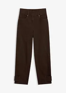 Pantaloni in twill a vita alta, bonprix Pantaloni in twill a vita alta, bonprix