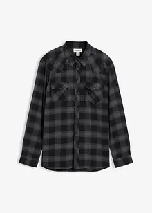 Camicia in flanella di puro cotone, bonprix Camicia in flanella di puro cotone, bonprix