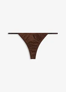 Tanga in tessuto glitterato, bonprix Tanga in tessuto glitterato, bonprix