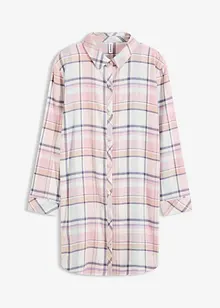 Camicia da notte in flanella con bottoni, bonprix Camicia da notte in flanella con bottoni, bonprix