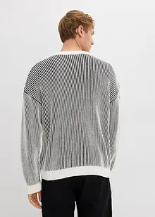Maglione a coste in misto cotone, loose fit, bonprix Maglione a coste in misto cotone, loose fit, bonprix