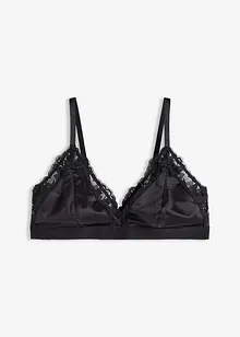 Bralette in materiale lucido, bonprix Bralette in materiale lucido, bonprix