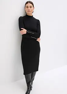 Abito di jersey a coste in misto viscosa, bonprix Abito di jersey a coste in misto viscosa, bonprix