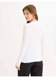 Maglia a costine in misto viscosa, bonprix Maglia a costine in misto viscosa, bonprix