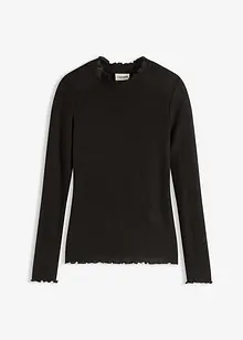 Maglia a costine in misto viscosa, bonprix Maglia a costine in misto viscosa, bonprix