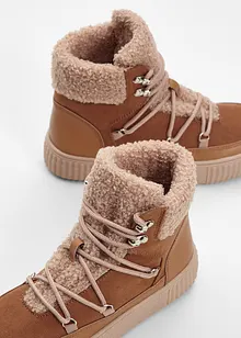 Scarponcini stringati foderati, bonprix Scarponcini stringati foderati, bonprix