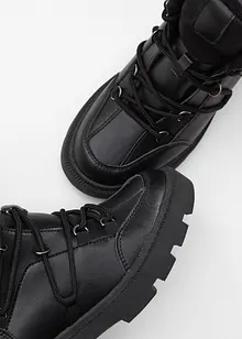 Scarponcini stringati foderati, bonprix Scarponcini stringati foderati, bonprix