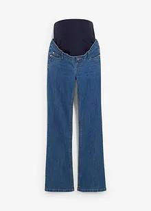 Jeans prémaman a gamba leggermente svasata con cotone biologico, bonprix Jeans prémaman a gamba leggermente svasata con cotone biologico, bonprix