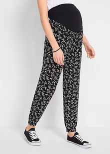 Pantaloni prémaman in misto viscosa con bella fantasia, loose fit, bonprix Pantaloni prémaman in misto viscosa con bella fantasia, loose fit, bonprix