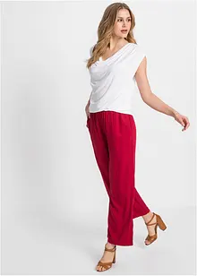 Maglia con scollo a cascata in misto viscosa, bonprix Maglia con scollo a cascata in misto viscosa, bonprix