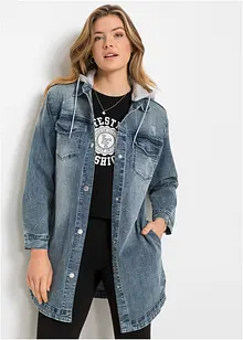 Giacca di jeans con cappuccio, bonprix Giacca di jeans con cappuccio, bonprix