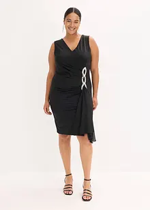 Abito di jersey con applicazione di strass, bonprix Abito di jersey con applicazione di strass, bonprix