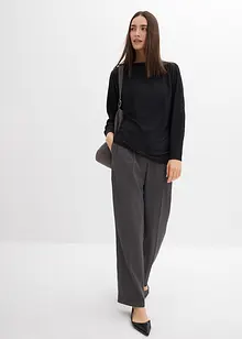 Maglia a maniche lunghe con effetto strutturato, bonprix Maglia a maniche lunghe con effetto strutturato, bonprix