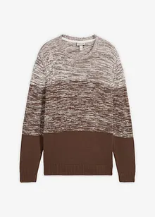 Maglione dalla linea comfort in filato fine misto cotone, bonprix Maglione dalla linea comfort in filato fine misto cotone, bonprix