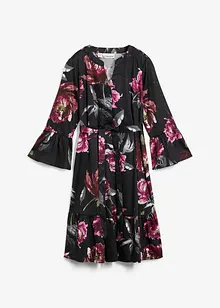 Abito chemisier prémaman / da allattamento in satin di puro cotone, bonprix Abito chemisier prémaman / da allattamento in satin di puro cotone, bonprix