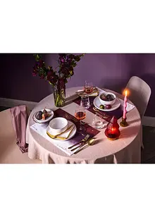 Tovaglioli in cotone biologico con bordo lucido (pacco da 2), bonprix Tovaglioli in cotone biologico con bordo lucido (pacco da 2), bonprix