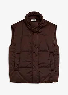 Gilet trapuntato leggermente lucido, bonprix Gilet trapuntato leggermente lucido, bonprix
