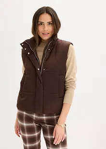 Gilet trapuntato leggermente lucido, bonprix Gilet trapuntato leggermente lucido, bonprix