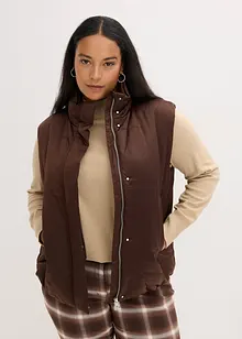 Gilet trapuntato leggermente lucido, bonprix Gilet trapuntato leggermente lucido, bonprix