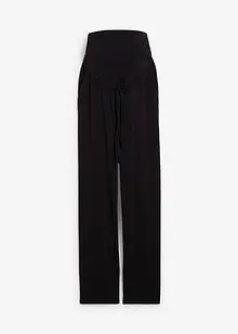 Pantaloni prémaman comodi in cotone biologico, bonprix Pantaloni prémaman comodi in cotone biologico, bonprix