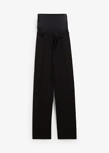Pantaloni prémaman in punto di Roma a gamba larga e dalla linea dritta, bonprix Pantaloni prémaman in punto di Roma a gamba larga e dalla linea dritta, bonprix