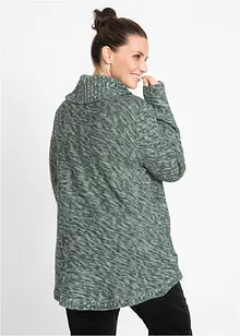 Maglione poncho lungo a maniche lunghe, bonprix Maglione poncho lungo a maniche lunghe, bonprix