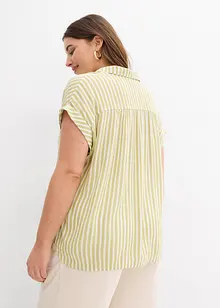 Blusa a maniche corte in viscosa fluente, bonprix Blusa a maniche corte in viscosa fluente, bonprix